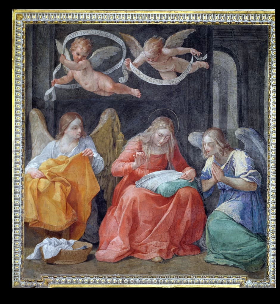 177-MLa cucitura della Vergine, dalla Cappella dell'Annunciata-Palazzo del Quirinale, Roma 